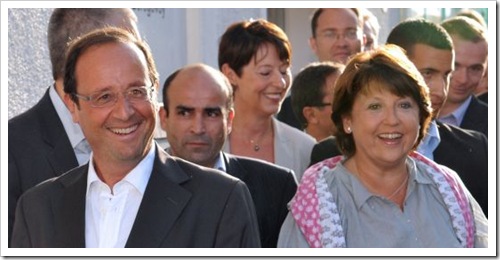 Hollande et Aubry